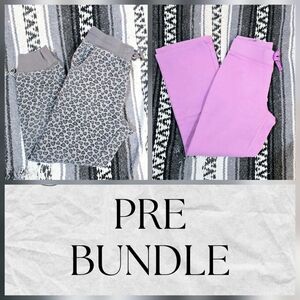 2 PC GIRLS SIZE SMALL 6 PANTS BUNDLE